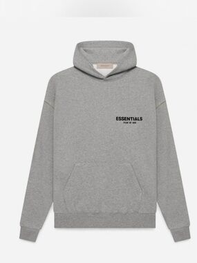 Fear of God Essentials Dark Oatmeal  Pullover Hoodie